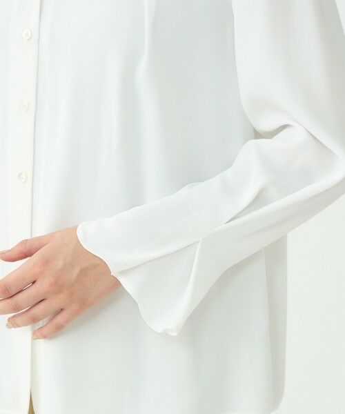 TOMORROWLAND / トゥモローランド シャツ・ブラウス | 【WEB先行予約】マットサテン Vネックブラウス | 詳細6