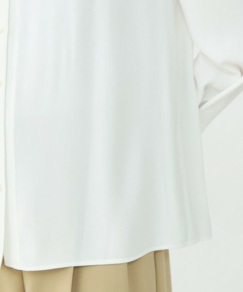 TOMORROWLAND / トゥモローランド シャツ・ブラウス | 【WEB先行予約】マットサテン Vネックブラウス | 詳細7