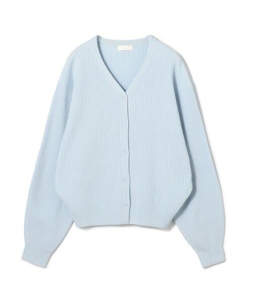 TOMORROWLAND / トゥモローランド ニット・セーター | リンクスリブ Vネックカーディガン(61 ライトブルー)