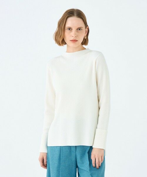 TOMORROWLAND / トゥモローランド ニット・セーター | リンクスリブ ビルドネックプルオーバー | 詳細10