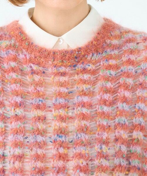 TOMORROWLAND / トゥモローランド ベスト | ミックスボーダー クルーネックベスト | 詳細5