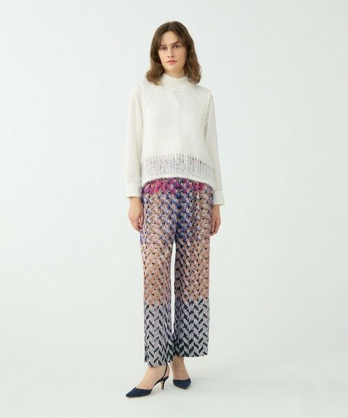 TOMORROWLAND / トゥモローランド ニット・セーター | モヘヤシルクファー ハイネックベスト | 詳細1