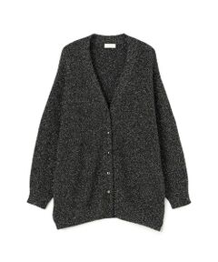 TOMORROWLAND / トゥモローランド カーディガン・ボレロ | メタリックブークレー Vネックカーディガン