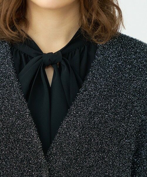 TOMORROWLAND / トゥモローランド カーディガン・ボレロ | メタリックブークレー Vネックカーディガン | 詳細5