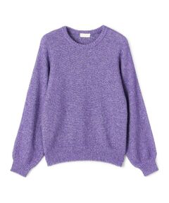 TOMORROWLAND / トゥモローランド ニット・セーター | メタリックブークレー クルーネックプルオーバー