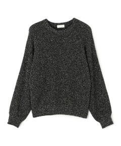 TOMORROWLAND / トゥモローランド ニット・セーター | メタリックブークレー クルーネックプルオーバー