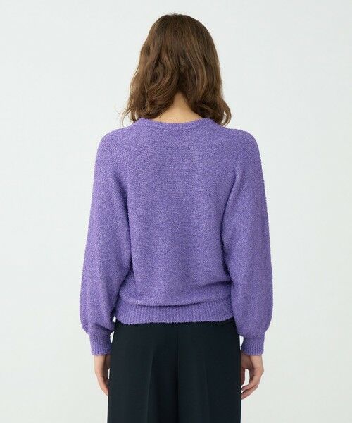 TOMORROWLAND / トゥモローランド ニット・セーター | メタリックブークレー クルーネックプルオーバー | 詳細4