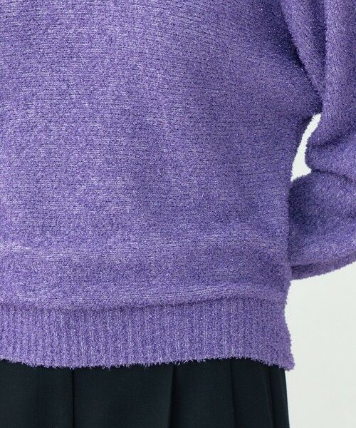 TOMORROWLAND / トゥモローランド ニット・セーター | メタリックブークレー クルーネックプルオーバー | 詳細7