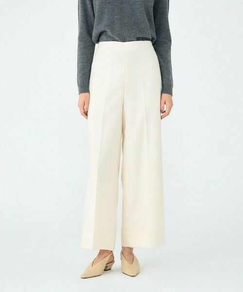 TOMORROWLAND / トゥモローランド その他パンツ | ミリングツイル セミワイドパンツ | 詳細2