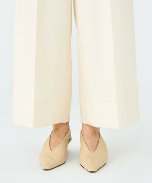 TOMORROWLAND / トゥモローランド その他パンツ | ミリングツイル セミワイドパンツ | 詳細9