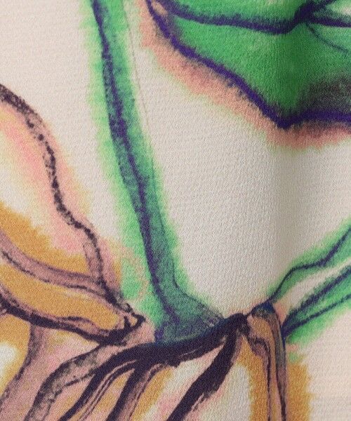 TOMORROWLAND / トゥモローランド ロング・マキシ丈スカート | ドゥードルフラワープリント ロングギャザースカート | 詳細10