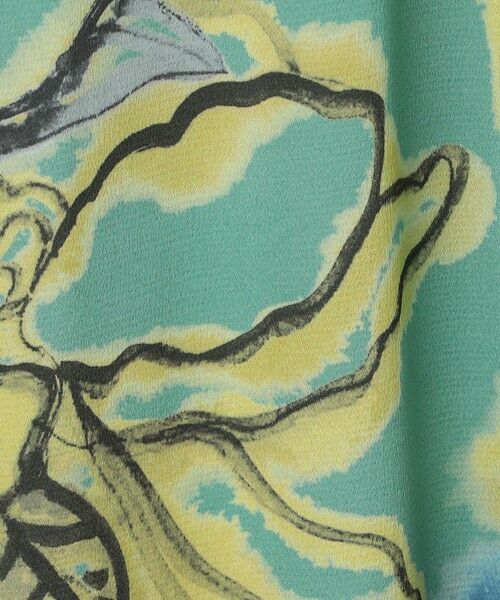 TOMORROWLAND / トゥモローランド ロング・マキシ丈スカート | ドゥードルフラワープリント ロングギャザースカート | 詳細11