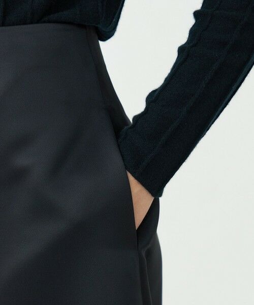 TOMORROWLAND / トゥモローランド ロング・マキシ丈スカート | フェザーコンビ トラペーズロングスカート | 詳細7