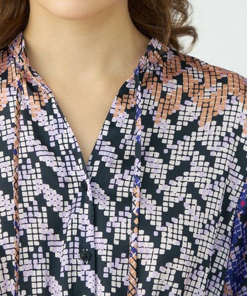 TOMORROWLAND / トゥモローランド ロング・マキシ丈ワンピース | プリズムプリント ウエストギャザーワンピース | 詳細4