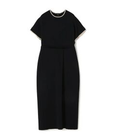 TOMORROWLAND / トゥモローランド ミニ丈・ひざ丈ワンピース | 【WEB先行予約】ミラノリブ ウエストタックワンピース