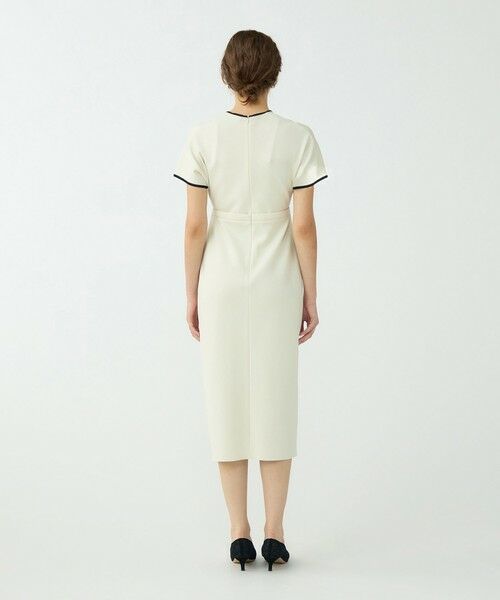 TOMORROWLAND / トゥモローランド ミニ丈・ひざ丈ワンピース | 【WEB先行予約】ミラノリブ ウエストタックワンピース | 詳細3