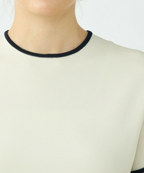 TOMORROWLAND / トゥモローランド ミニ丈・ひざ丈ワンピース | 【WEB先行予約】ミラノリブ ウエストタックワンピース | 詳細4