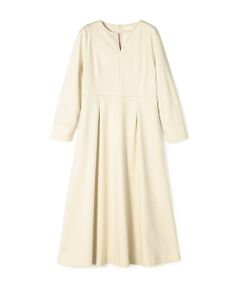 TOMORROWLAND / トゥモローランド ミニ丈・ひざ丈ワンピース | 【WEB先行予約】コットンアムンゼン フィット＆フレアワンピース