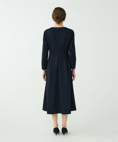 TOMORROWLAND / トゥモローランド ミニ丈・ひざ丈ワンピース | 【WEB先行予約】コットンアムンゼン フィット＆フレアワンピース | 詳細3