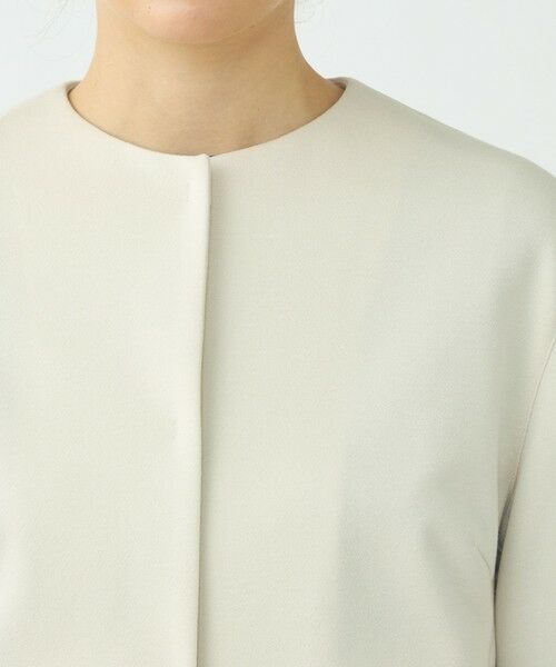 TOMORROWLAND / トゥモローランド ノーカラージャケット | 【WEB先行予約】コットンアムンゼン バックペプラムジャケット | 詳細6