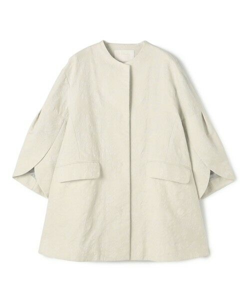 TOMORROWLAND / トゥモローランド その他アウター | ボタニカルジャカード トラペーズコート | 詳細12