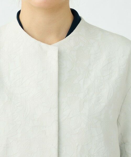 TOMORROWLAND / トゥモローランド その他アウター | 【WEB先行予約】ボタニカルジャカード トラペーズコート | 詳細6