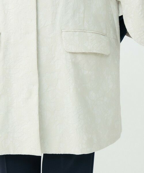 TOMORROWLAND / トゥモローランド その他アウター | 【WEB先行予約】ボタニカルジャカード トラペーズコート | 詳細9