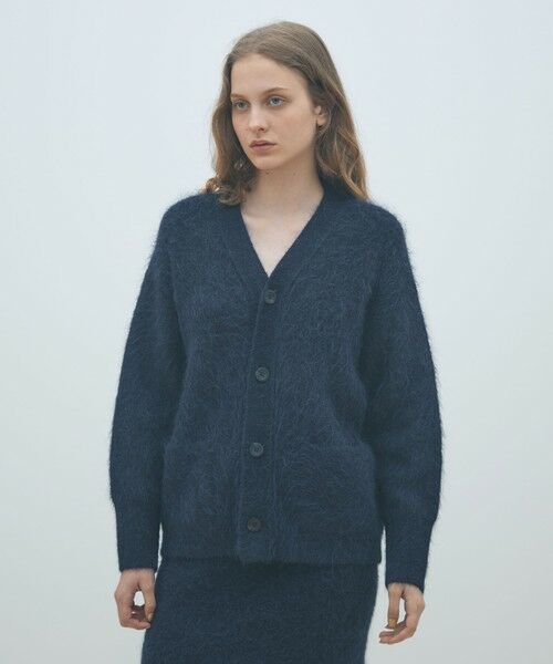 TOMORROWLAND / トゥモローランド カーディガン・ボレロ | シャギーアルパカ Vネックカーディガン | 詳細2