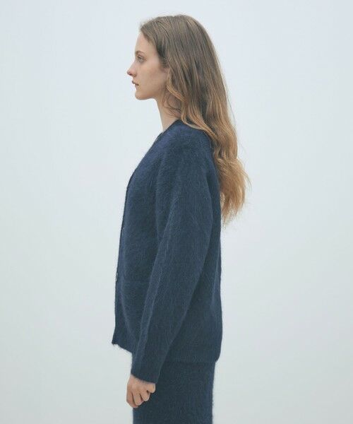 TOMORROWLAND / トゥモローランド カーディガン・ボレロ | シャギーアルパカ Vネックカーディガン | 詳細3