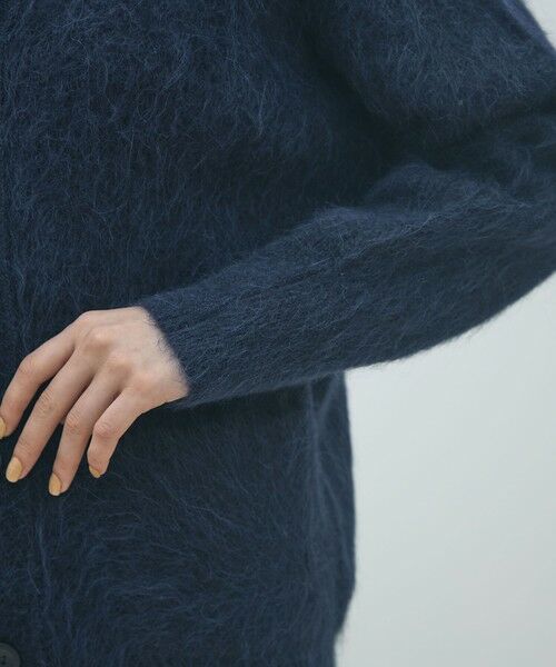 TOMORROWLAND / トゥモローランド カーディガン・ボレロ | シャギーアルパカ Vネックカーディガン | 詳細6