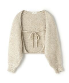 TOMORROWLAND / トゥモローランド カーディガン・ボレロ | ルレックスシェニール ボレロ