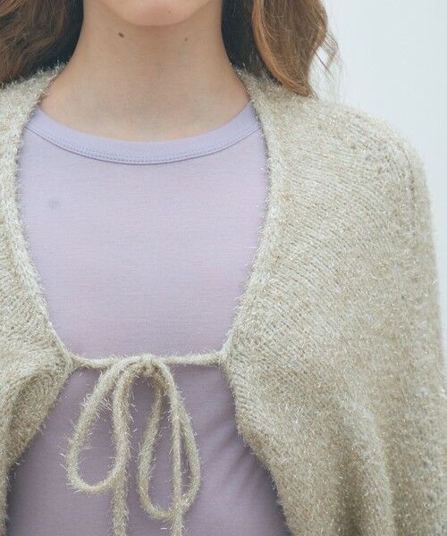 TOMORROWLAND / トゥモローランド カーディガン・ボレロ | ルレックスシェニール ボレロ | 詳細5