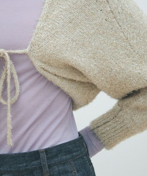 TOMORROWLAND / トゥモローランド カーディガン・ボレロ | ルレックスシェニール ボレロ | 詳細7