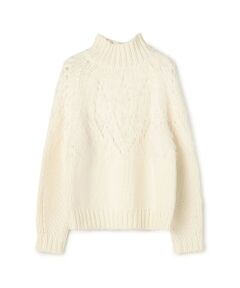 TOMORROWLAND / トゥモローランド ニット・セーター | アイレットシャギー ハイネックプルオーバー