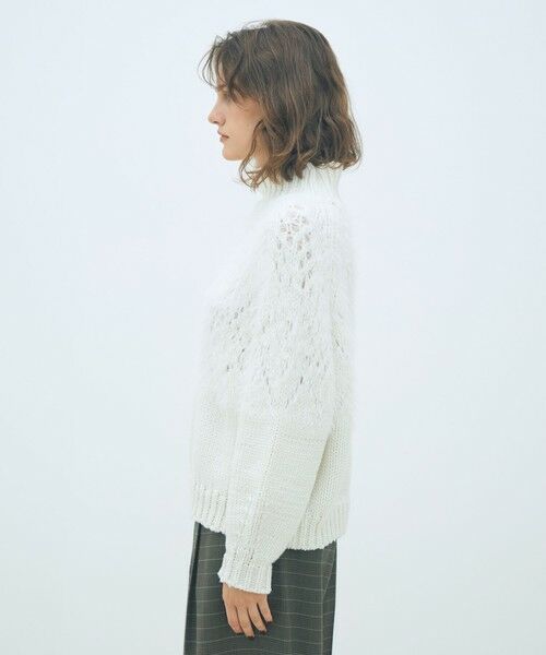 TOMORROWLAND / トゥモローランド ニット・セーター | アイレットシャギー ハイネックプルオーバー | 詳細3