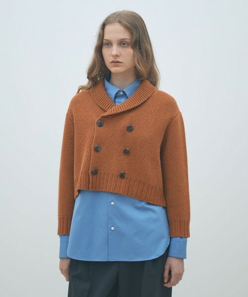 TOMORROWLAND / トゥモローランド カーディガン・ボレロ | ダブルフェイス ダブルブレストカーディガン | 詳細2