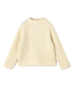 TOMORROWLAND / トゥモローランド ニット・セーター | アランニット ビルドネックプルオーバー