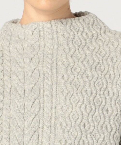 TOMORROWLAND / トゥモローランド ニット・セーター | アランニット ビルドネックプルオーバー | 詳細5