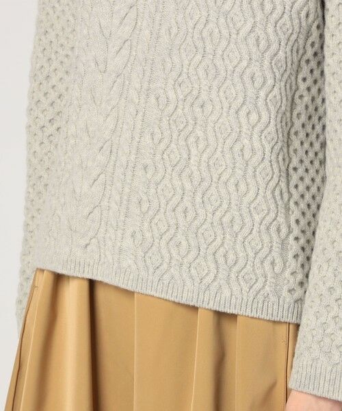 TOMORROWLAND / トゥモローランド ニット・セーター | アランニット ビルドネックプルオーバー | 詳細8