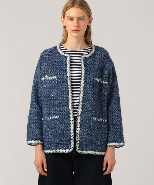 TOMORROWLAND / トゥモローランド カーディガン・ボレロ | ラメツイードニット 4ポケットカーディガン | 詳細2