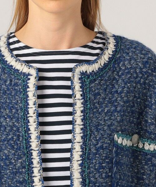 TOMORROWLAND / トゥモローランド カーディガン・ボレロ | ラメツイードニット 4ポケットカーディガン | 詳細5