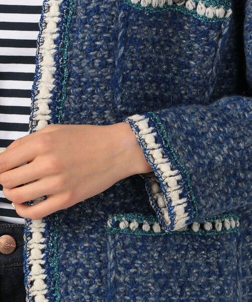 TOMORROWLAND / トゥモローランド カーディガン・ボレロ | ラメツイードニット 4ポケットカーディガン | 詳細7