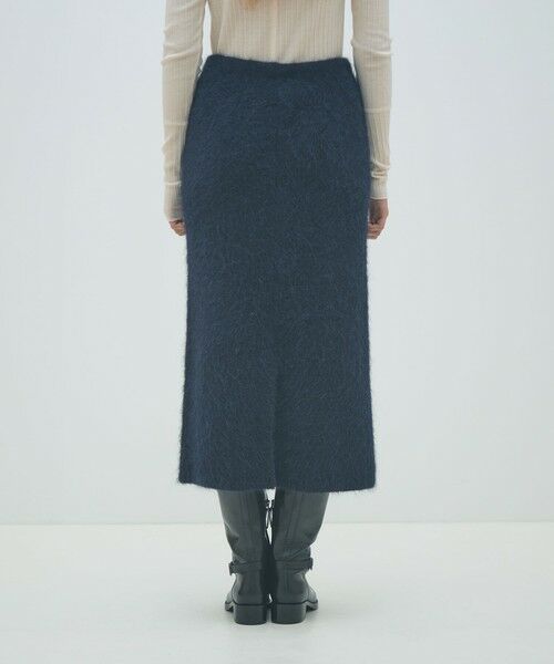TOMORROWLAND / トゥモローランド ミニ・ひざ丈スカート | シャギーアルパカ ストレートスカート | 詳細4