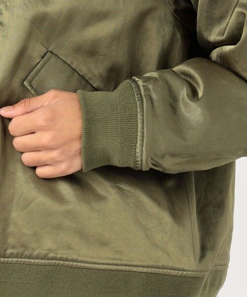 TOMORROWLAND / トゥモローランド ブルゾン | コットンレーヨンモールスキン MA-1 | 詳細8