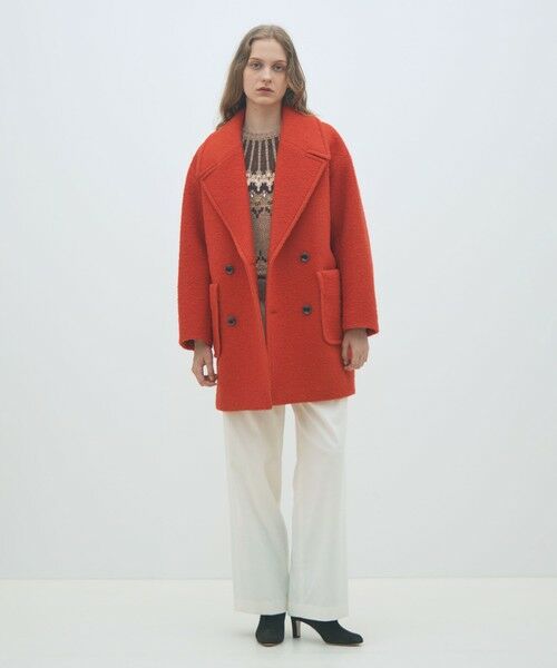 TOMORROWLAND / トゥモローランド その他アウター | ブークレーボンディング ダブルブレストコート | 詳細1