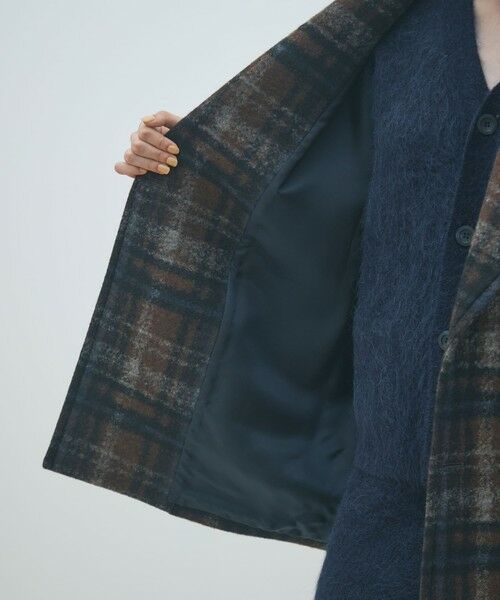 TOMORROWLAND / トゥモローランド その他アウター | ボンディングチェック ダブルブレストコート | 詳細5