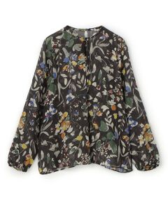 TOMORROWLAND / トゥモローランド シャツ・ブラウス | マンダフラワープリント ボウタイブラウス
