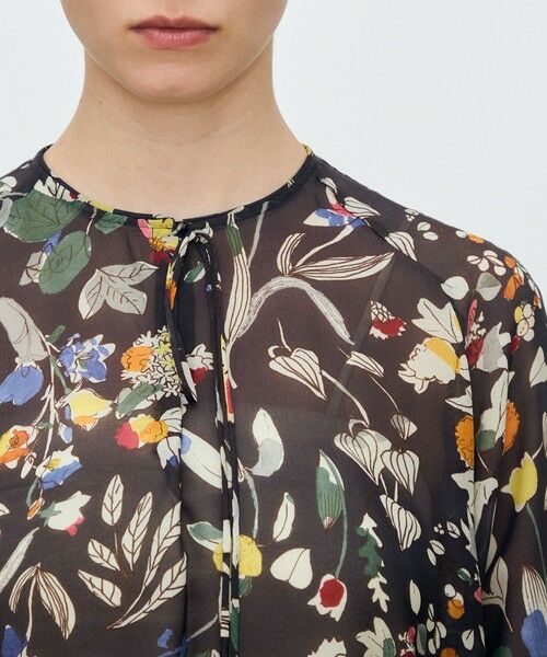 TOMORROWLAND / トゥモローランド シャツ・ブラウス | マンダフラワープリント ボウタイブラウス | 詳細5