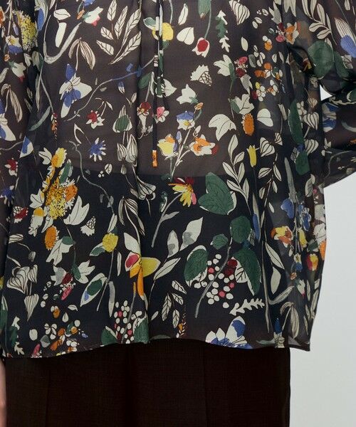 TOMORROWLAND / トゥモローランド シャツ・ブラウス | マンダフラワープリント ボウタイブラウス | 詳細7
