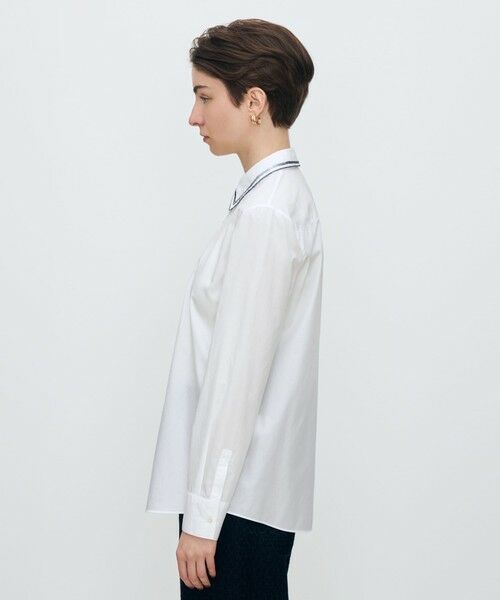 TOMORROWLAND / トゥモローランド シャツ・ブラウス | スーピマブロード スパンコールカラーシャツ | 詳細3